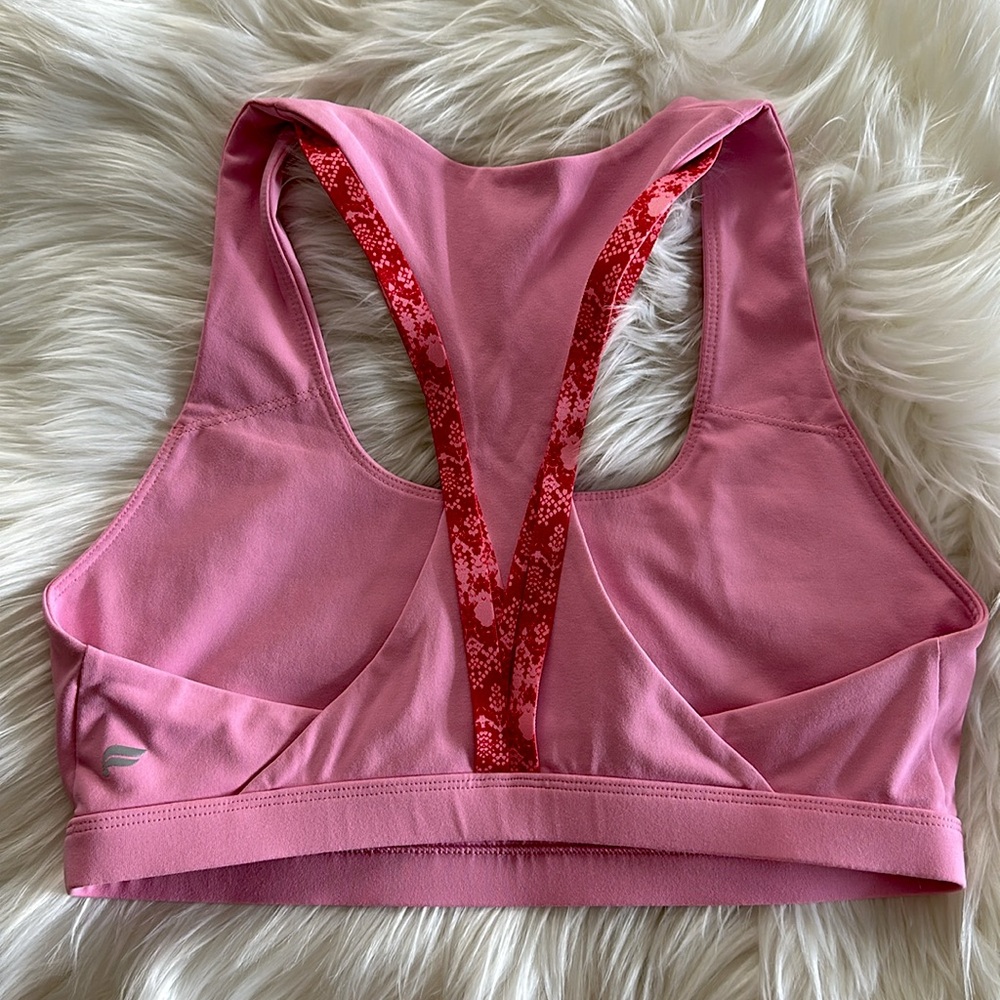 Fabletics Boost Strappy Snakeskin Bra
